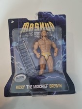 MASHUP Ring Warriors Wrestler Action Figure New Sealed Ricky The Mischief Brewin