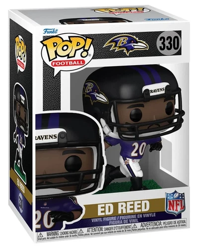 Funko Pop! Football #330 Baltimore Ravens Ed Reed NFL VInyl Figure New