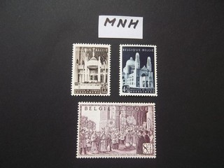 (BEL 22) Belgien 1952 Mi 922/24 Postfrisch/MNH/ Tadellos Superb