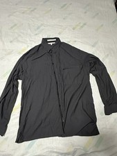 Perry Ellis Men s Black Dress Shirt Size Large