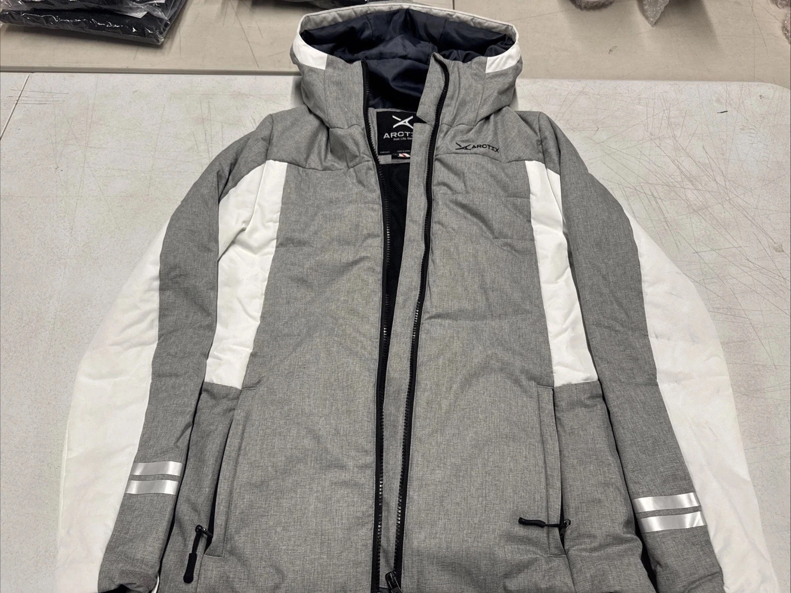 Arctix Insulated Waterproof Winter Jacket - Size S - Gray/ White