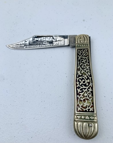 J.W.  Hickey And Sons Mississippi Gambler Antique Clip Point Knife - Picture 2 of 17