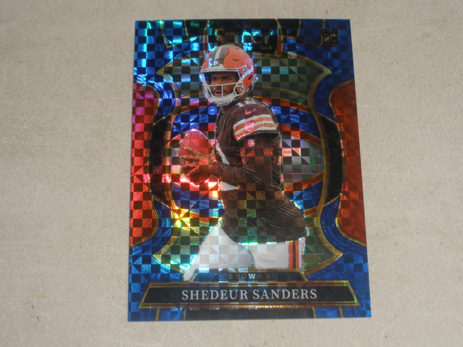 2025 Panini Select Concourse Level Blue Prizm #54 Shedeur Sanders 052/249 RC