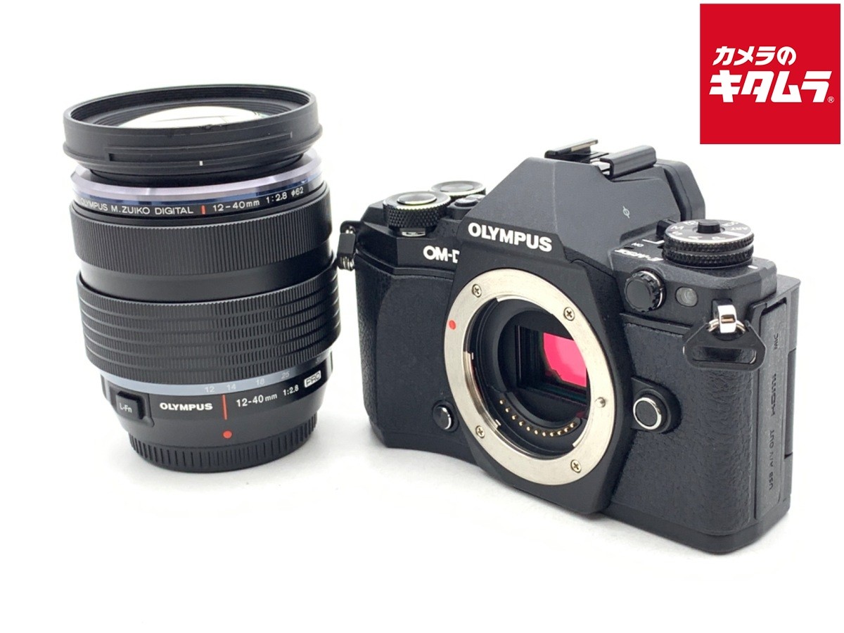OLYMPUS OM-D E-M5 Mark II レンズ他[おまけ 防湿庫付] OLYMPUS OM-D E-M5 Mark II 12-40mm F/2.8 Lens Kit Black -Near Mint