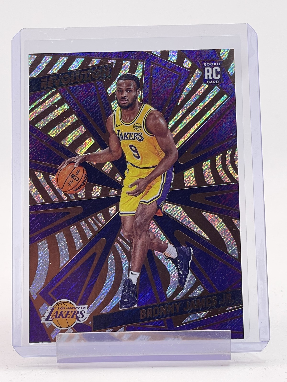BRONNY JAMES JR 2024-25 PANINI REVOLUTION ROOKIE #118 LAKERS Q7084