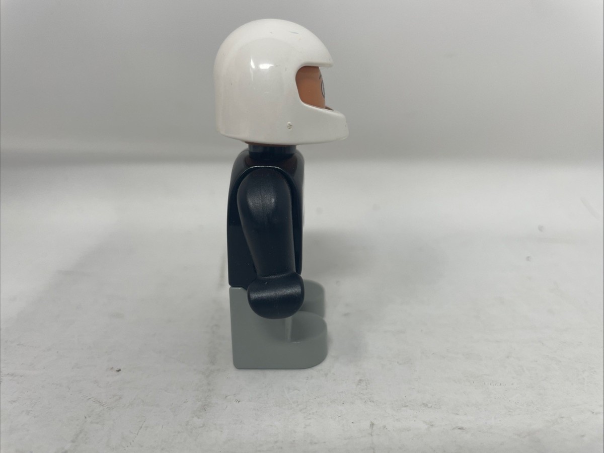 Lego Duplo Police Officer Figure Replacement Piece White Helmet