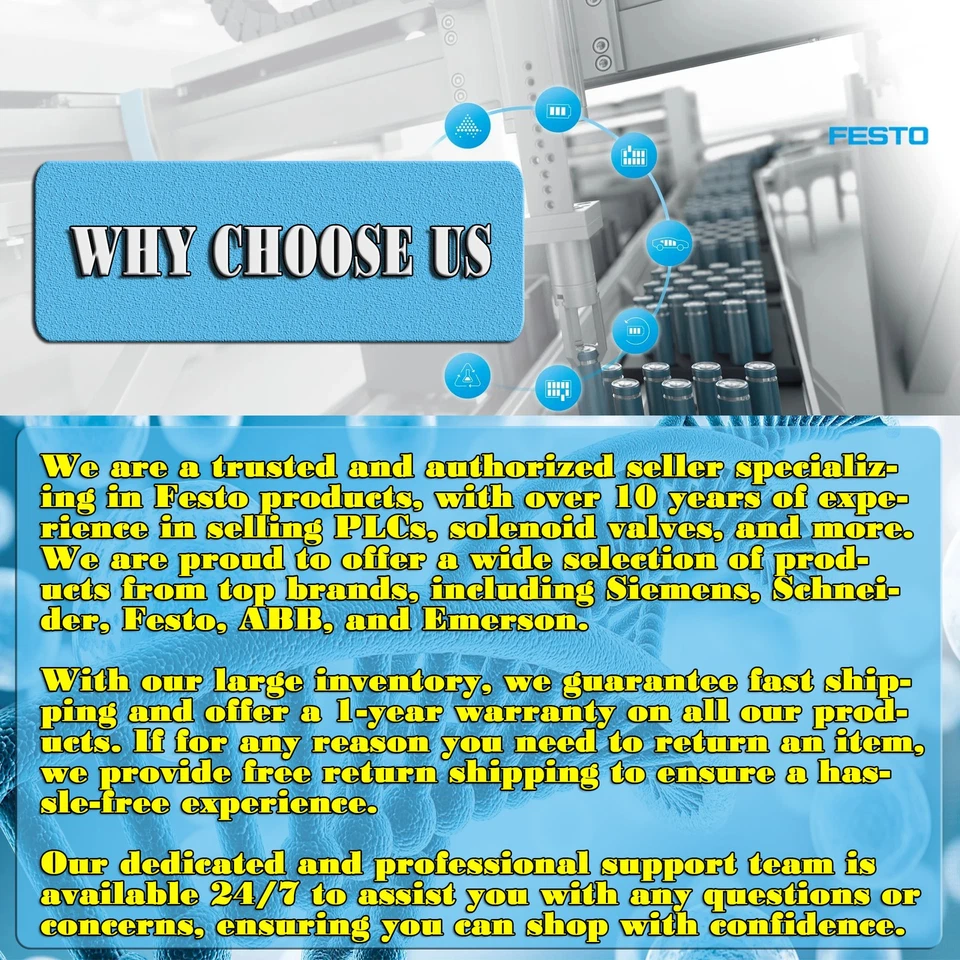 New PEV-1/4-B-OD Festo 175250 Pressure switch Fast Shipping - Image 2 of 4