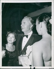 1951 William Powell Wife Diana At Sonja Henie Palm Springs Party Event Photo 7x9