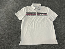 Travis Mathew polo shirt mens XL white golf performance casual