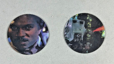 1997 STAR WARS DORITOS / FRITO LAY 3-D LENTICULAR POGS  #12 and #14 of 20