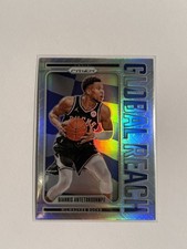 Giannis Antetokounmpo - 2024-25 Panini Prizm - Global Reach Silver Holo Prizm #4