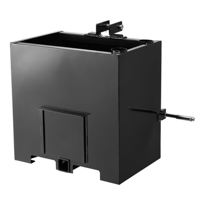 #ad Ballast Box 3 Point Category 1 Tractor 5ft³ Capacity 800lb Black Quick Hitch $159.99