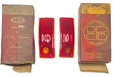 New Old Stock Tail Light Lenses For 1940 Desoto Sedan Models 856701 856702