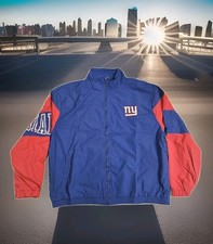New York Giants NFL Team Apparel NWT Mens XXL Full-Zip Jacket Blue-Red SKU 350