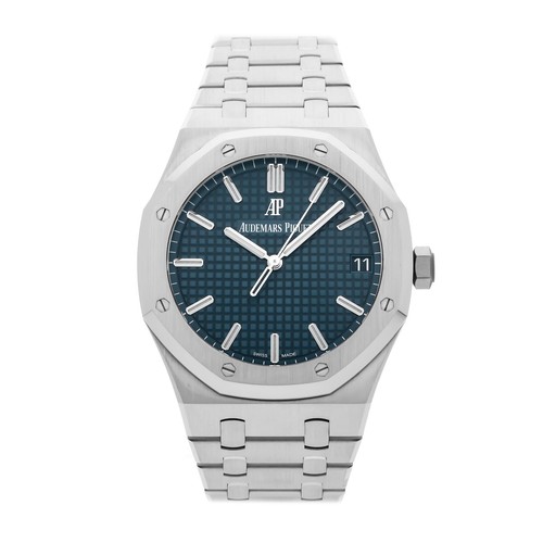 Audemars Piguet Royal Oak Steel Auto 41mm Blue Dial Watch 15500ST.OO.1220ST.01