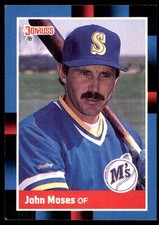 John Moses 1988 Donruss #440 Mariners MLB READ FREE SHIPPING AutographDen