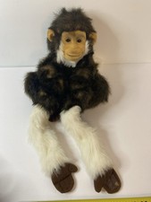 Toys R Us Animal Alley 2000 Monkey Hand Puppet Long Arms Realistic Flocked Face