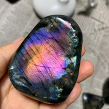 242g    Natural Purple Light Labrador Quartz Crystal Stone Specimens