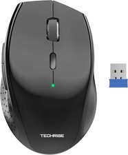 Wireless Mouse 4800 DPI, 2.4G USB Computer Mouse, 6-Level Adjustable DPI,...
