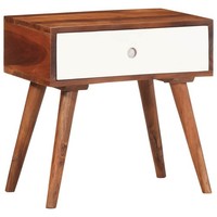 Beistelltisch 45X30X45 Cm Massivholz Akazie
