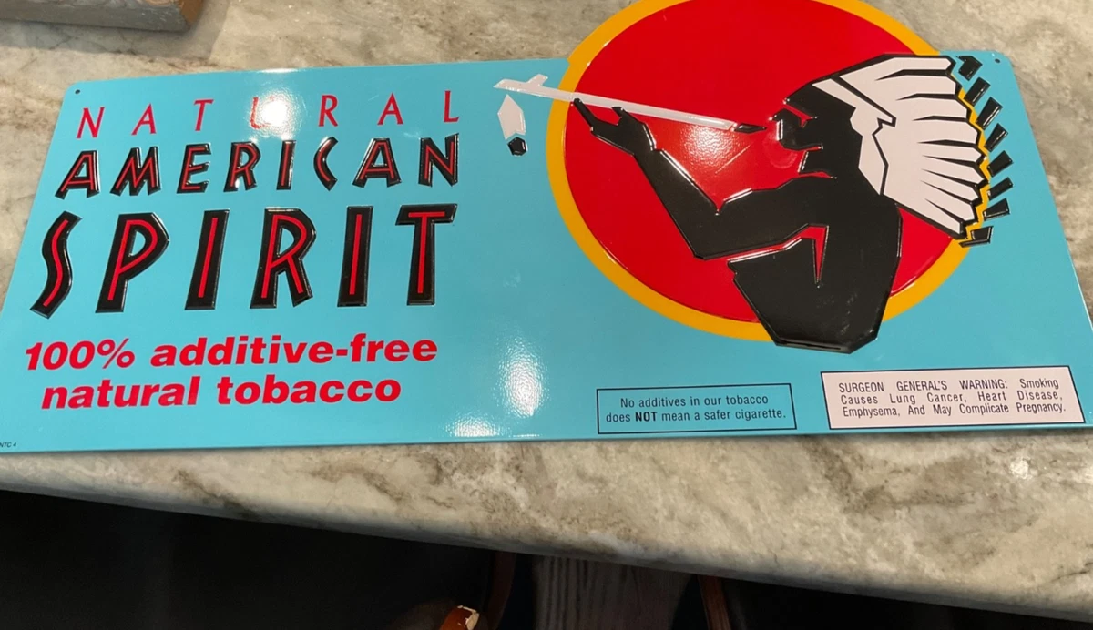 American Spirit Cigarette In Collectible Tobacco Signs for sale | eBay
