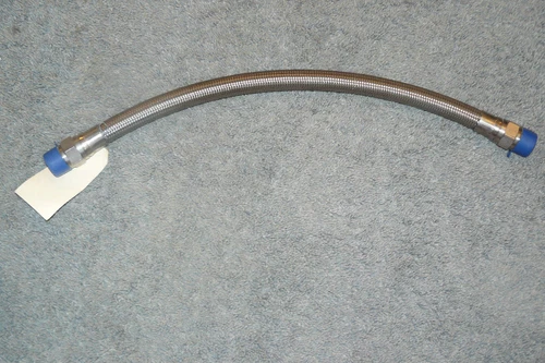 316 STAINLEES STEEL BRAIDED HOSE PTFE LINED 1" MNPT 26 INCH LENGTH 00009033-00