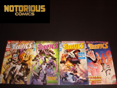 Terrifics 1 2 3 4 Complete Comic Lot Run Set DC Comics Collection EXCELSIOR BIN
