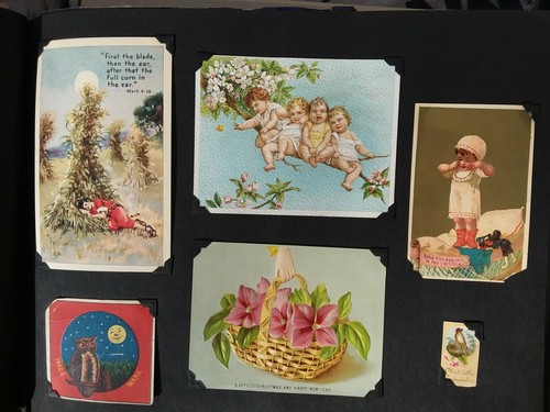 Vintage Scrapbook Paper Ephem Collectible 100 Cards Photos Christmas Easter Post - Picture 8 of 12