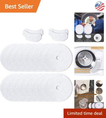 Multi-Compatible 20-Pack Dryer Filters - Lint Control for Panda & Avanti Models