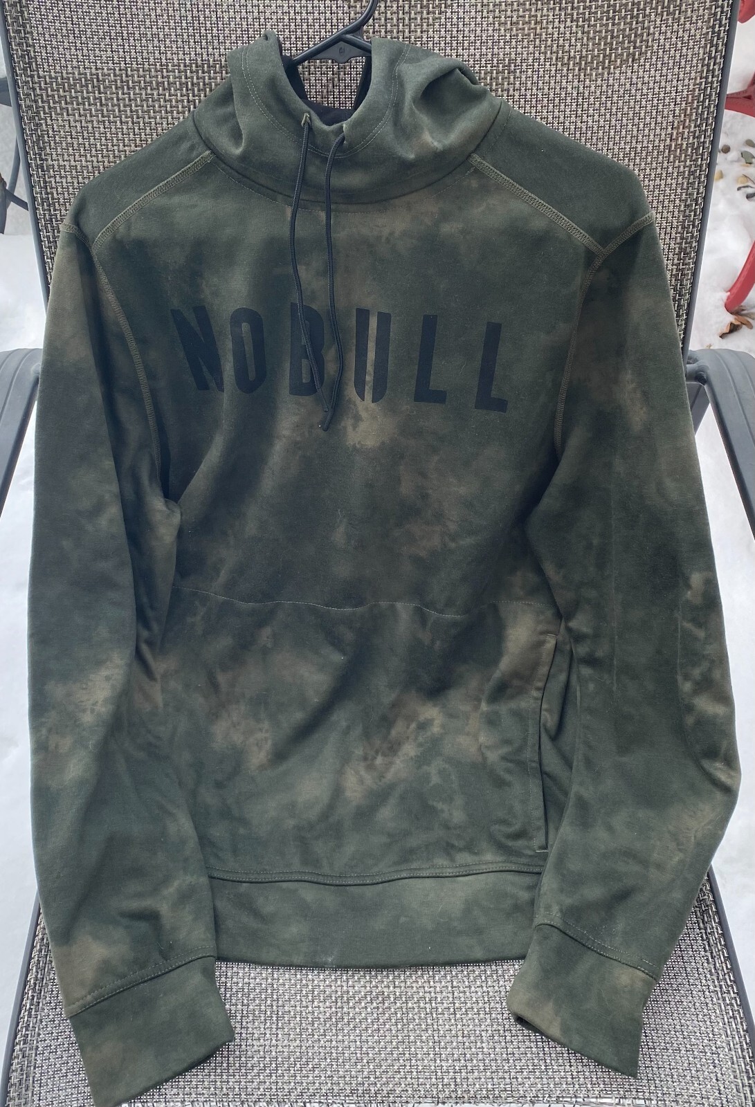 Men’s NOBULL Camo Hoodie Pullover Size Medium Rare Find
