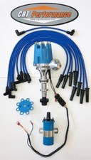Small Cap Cadillac 390 365 331 Hei Distributor 45k Coil Blue Usa Plug Wires Small Cap Cadillac 390 365 331 Hei Distributor 45k Coil Blue Usa Plug Wires