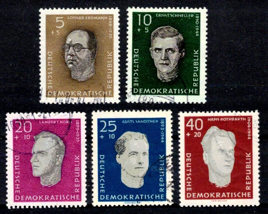 DDR 752-756 , gestempelt / o / KZ Opfer im 2.Weltkrieg /g1 - Bild 1 von 1