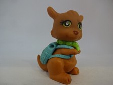 Alte Werbefigur & Sammelfigur / Hase mit drehbaren Kopf & Schultasche - Kennung.