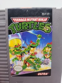 Teenage Mutant Ninja Turtles NES Cart And Custom Shell Nintendo Retro