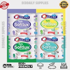 Softlux 3-Ply Quilted Toilet Rolls 45/90 Pack Super Soft Like Gentille