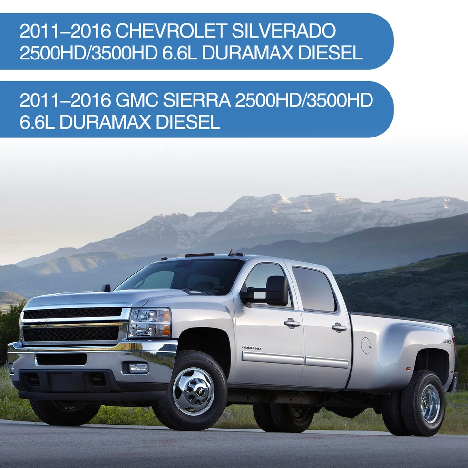 3"Intercooler Pipe Kit & Boots For 2011-2016 GMC CHEVY 6.6L LML Duramax Polished - Image 4 of 4