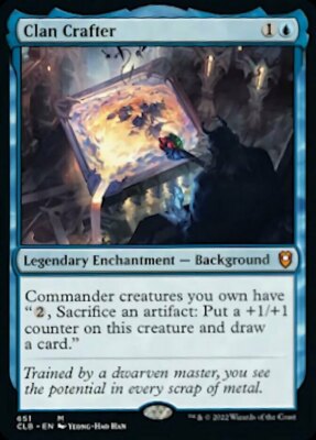 x1 Clan Crafter - Foil - Deck Exclusive M MTG Commander Legends: Battle for Bald