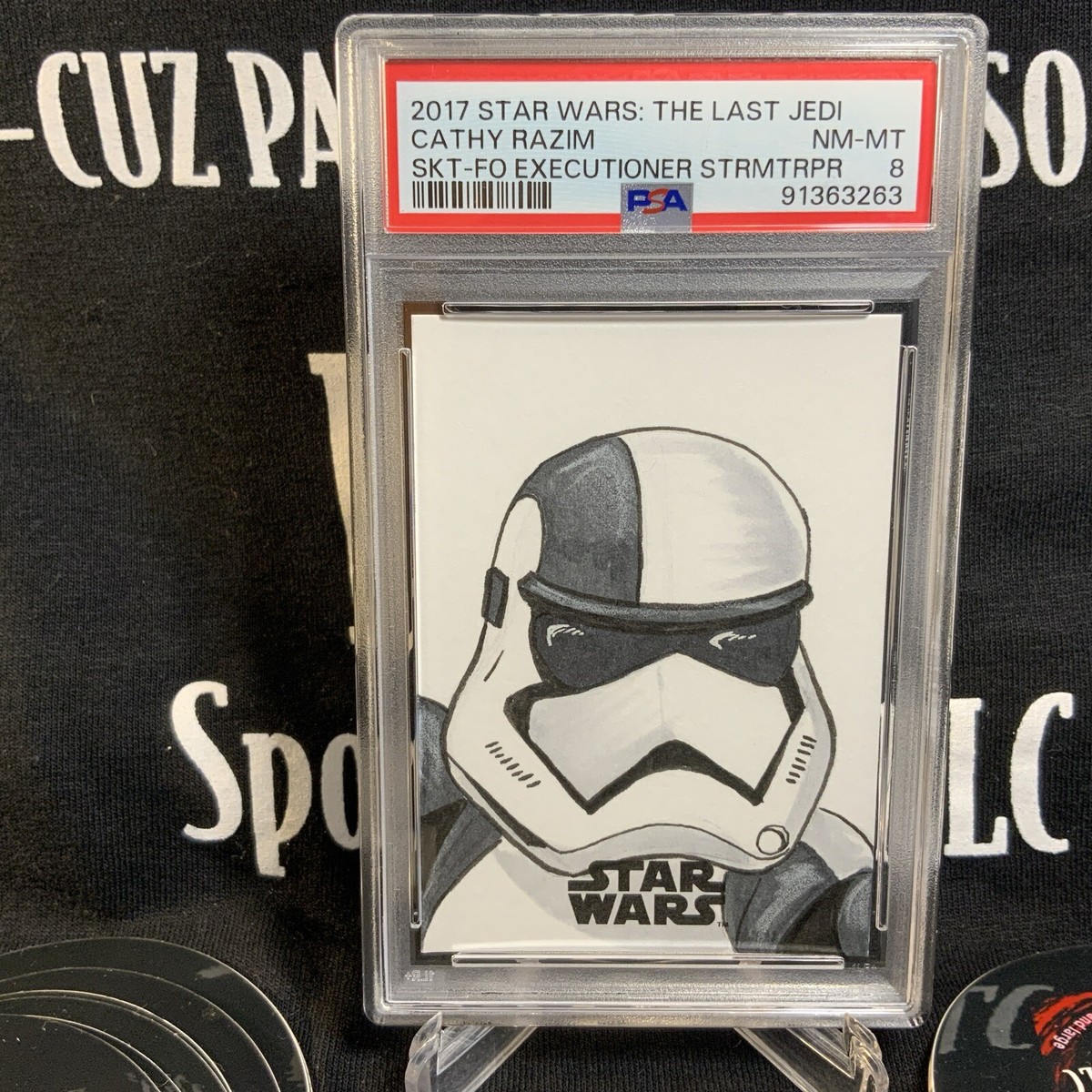 2017 Topps Star Wars The Last Jedi Sketch Cards 1/1 Cathy Razim