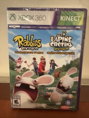 Rabbids (Les Lapins Cretins) Invasion - Interactive Show XBox 360 - New Sealed