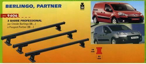 Set 3 Barre Porta Tutto GEV Per Fiat Doblò E Opel Combo - Portata 100kg, Lunghezza 150cm, Made In Italy - Foto 12