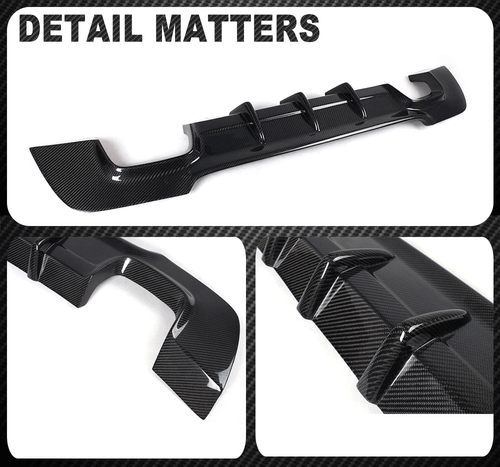 Carbon Diffusor HeckSpoiler Heckansatz Heckschürze für BMW 3er E92 E93 M-Paket - Bild 13 von 13