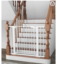 Baby/Pet Safety Gate, Cumbor, 29.5-40.6”, Pressure Mount Auto Close Walk-thru