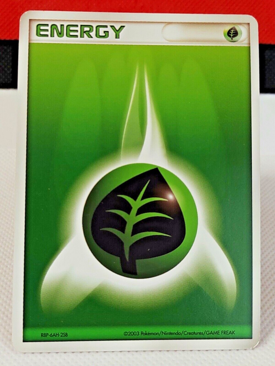 Grass (Green) Energy Pokemon Card 2003 Nintendo Japanese