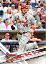 2017 Topps #258 Matt Adams St. Louis Cardinals