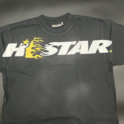 Hellstar Cartoon Logo XL T-shirt New Authentic Tee Yellow Black Shirt