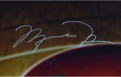 その他 Autograph Michael Jordan Signed 44x60 Framed Breaking Through photo