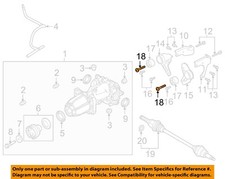 FORD OEM 04-15 MKX Axle Components-Insulator Mount Bolt W712193S438