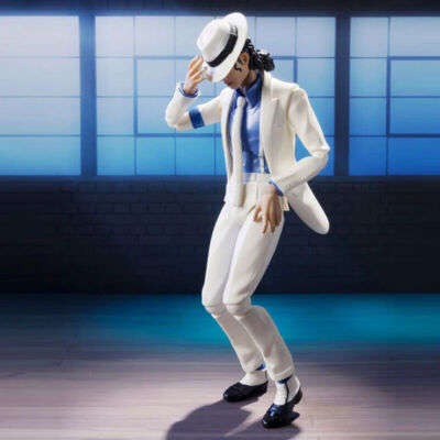 SHF Michael Jackson MJ Smooth Criminal Moonwalk Action Figure Toys