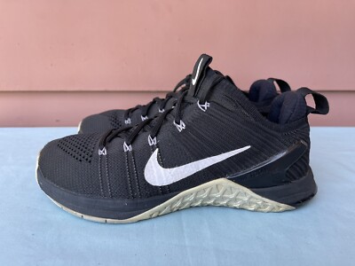Nike Metcon DSK Flyknit Women US 924595-001 Black White Running Shoes  D9