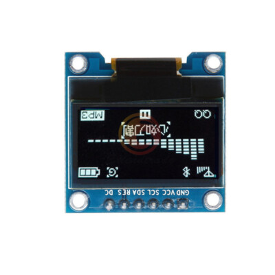 For 0.96'' 6Pin 12864 SPI&IIC I2C White OLED Display Module Raspberry Pi